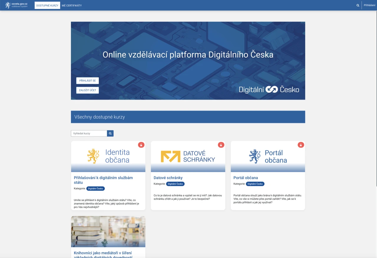 Vzdělávací systém pro občany celého Česka 