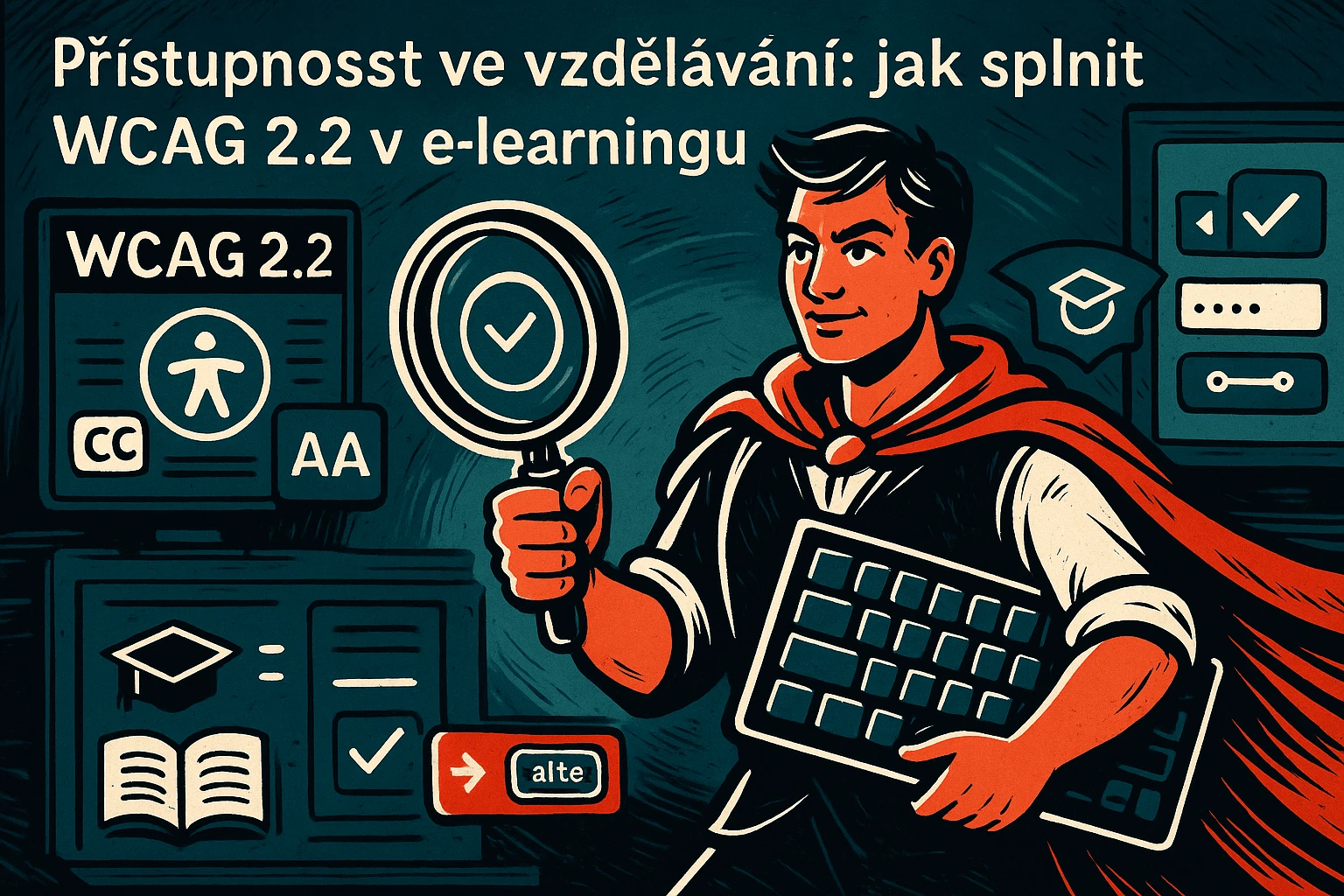 Přístupnost ve vzdělávání: jak splnit WCAG 2.2 v e-learningu