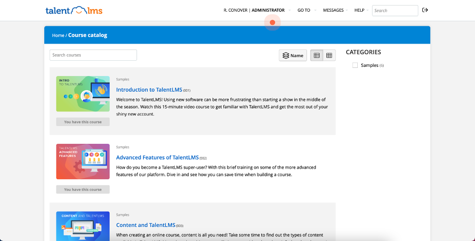  TalentLMS screenshot 