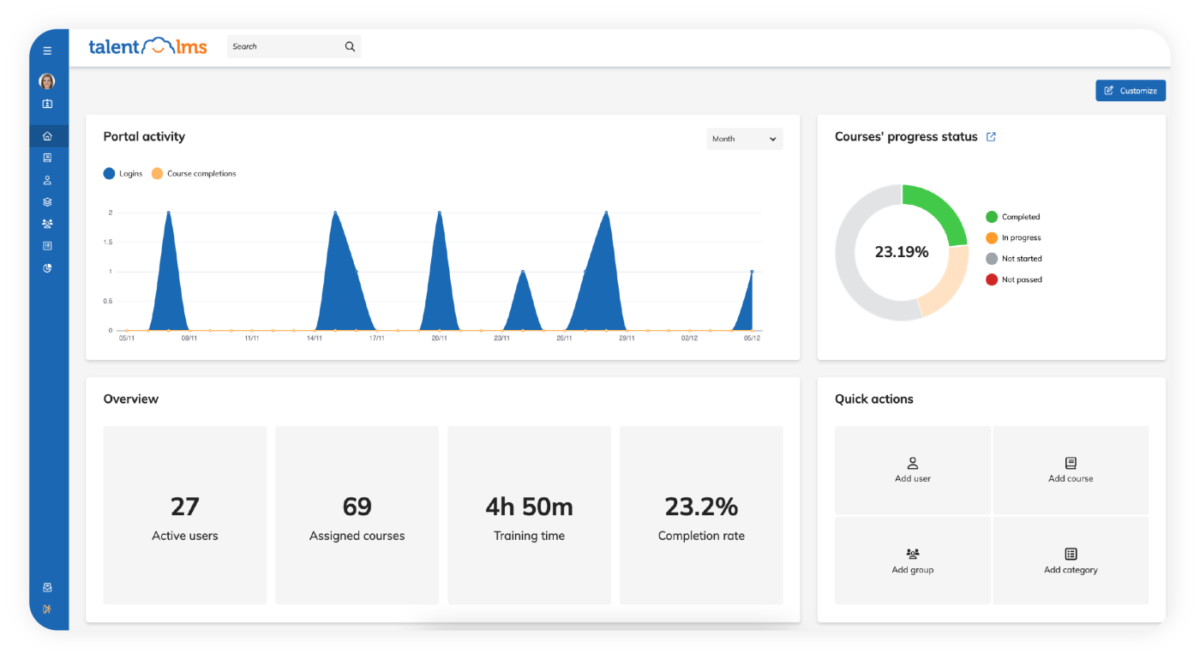  TalentLMS screenshot 