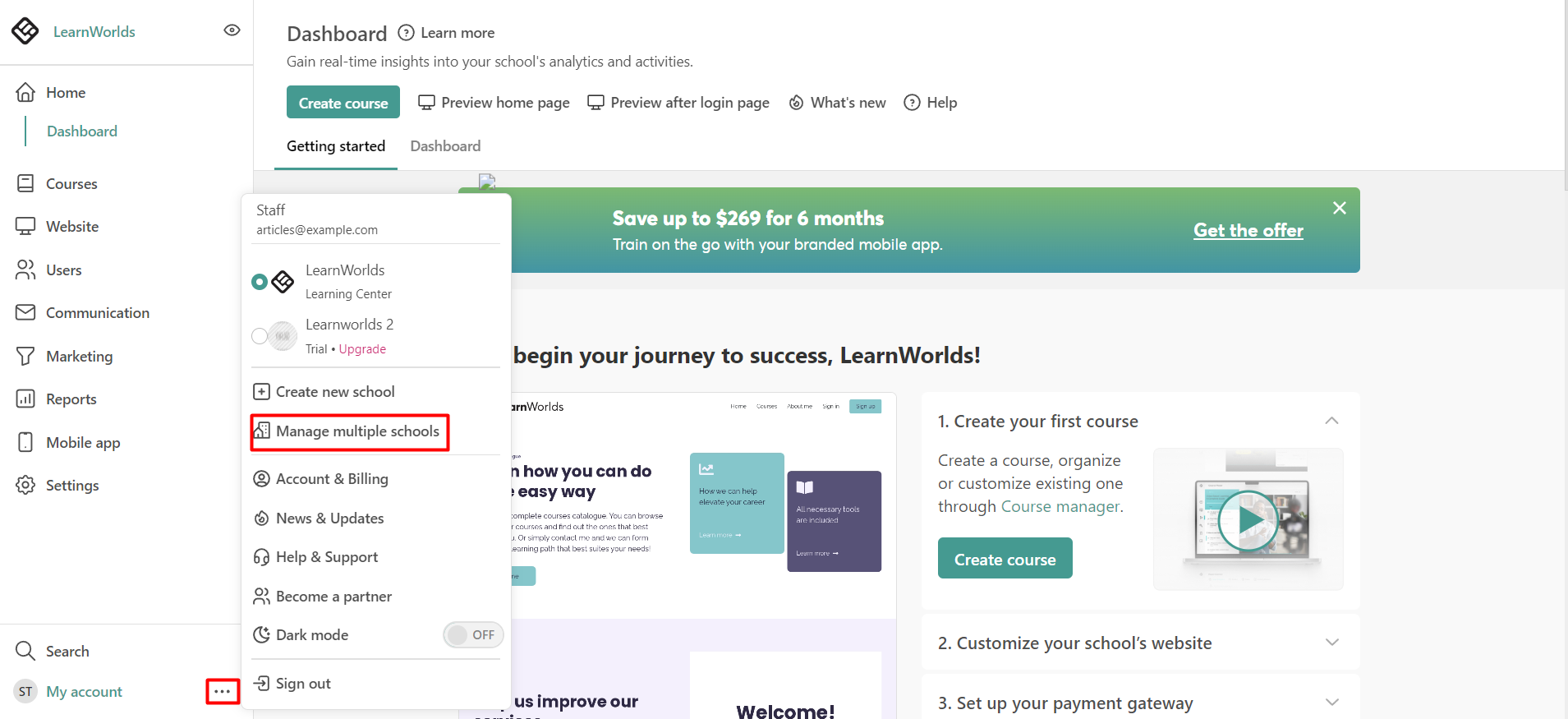  LearnWorlds screenshot 