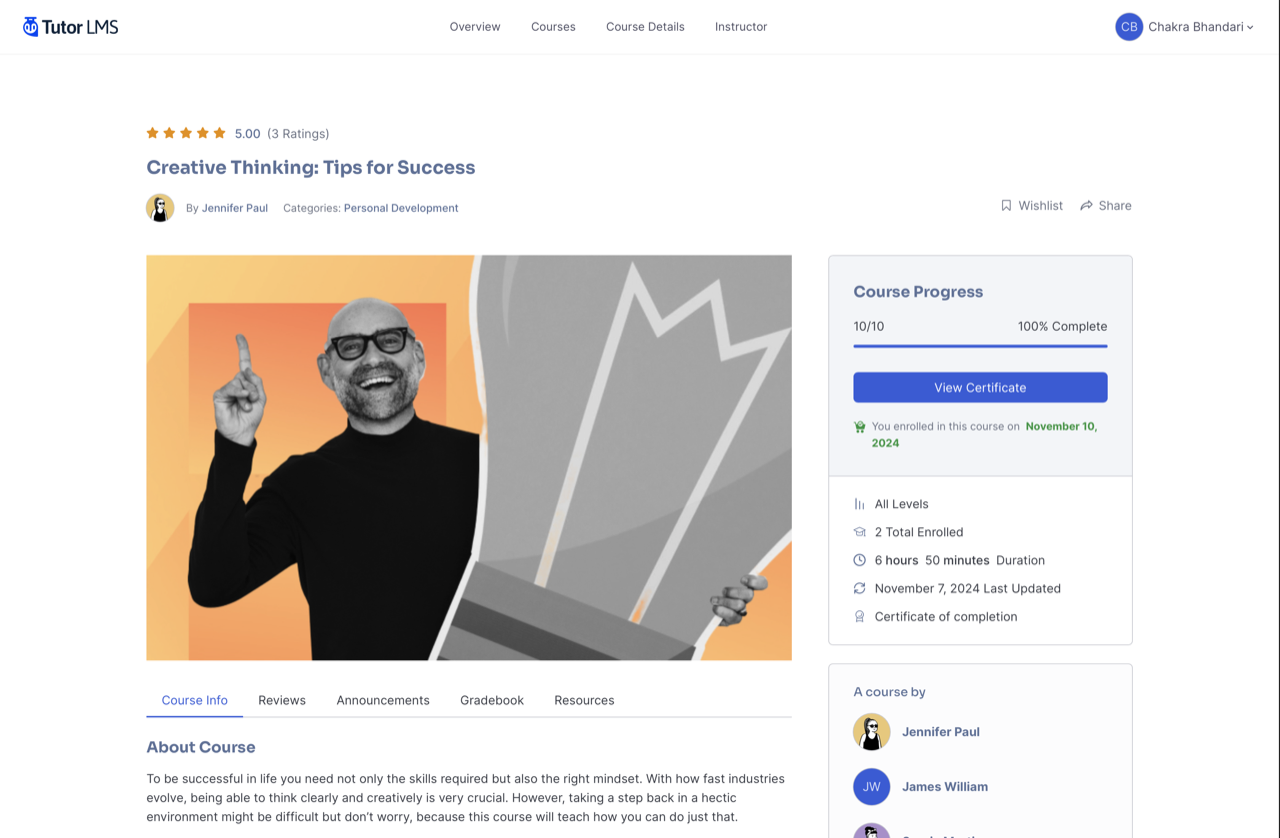  Tutor LMS screenshot 