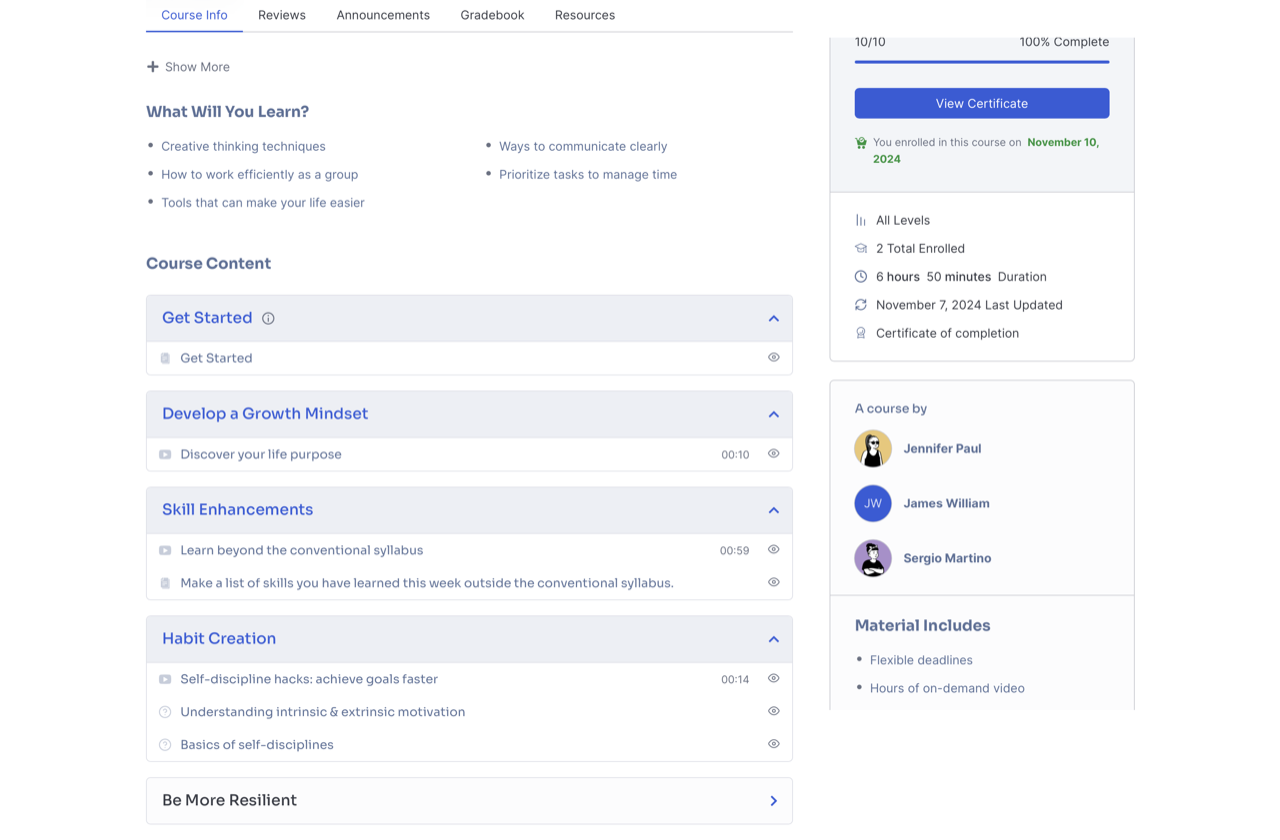  Tutor LMS screenshot 