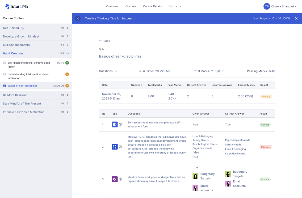  Tutor LMS screenshot 